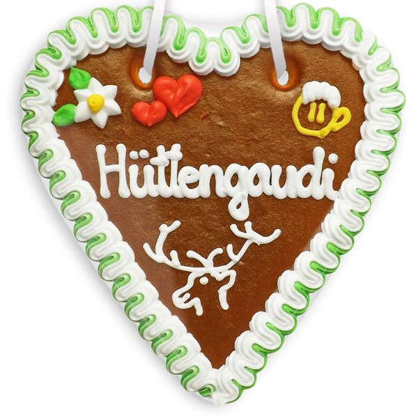 Lebkuchenherz 18cm - Hüttengaudi