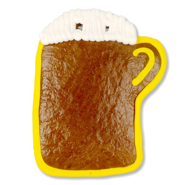 Lebkuchen Rohlinge Bierkrug - mit Rand - 18cm