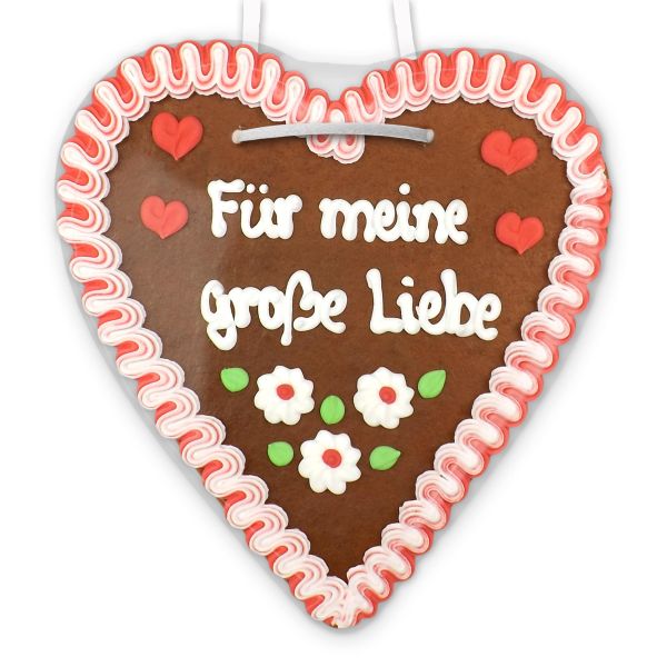 Lebkuchenherz 21cm - Für meine große Liebe