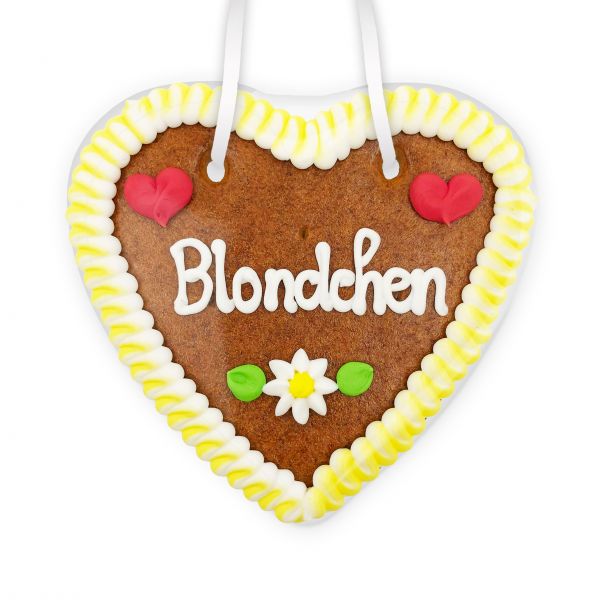 Lebkuchenherz 14cm - Blondchen