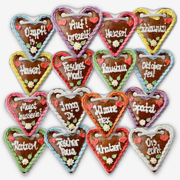 5x Lebkuchenherz Mischkarton Oktoberfest kaufen