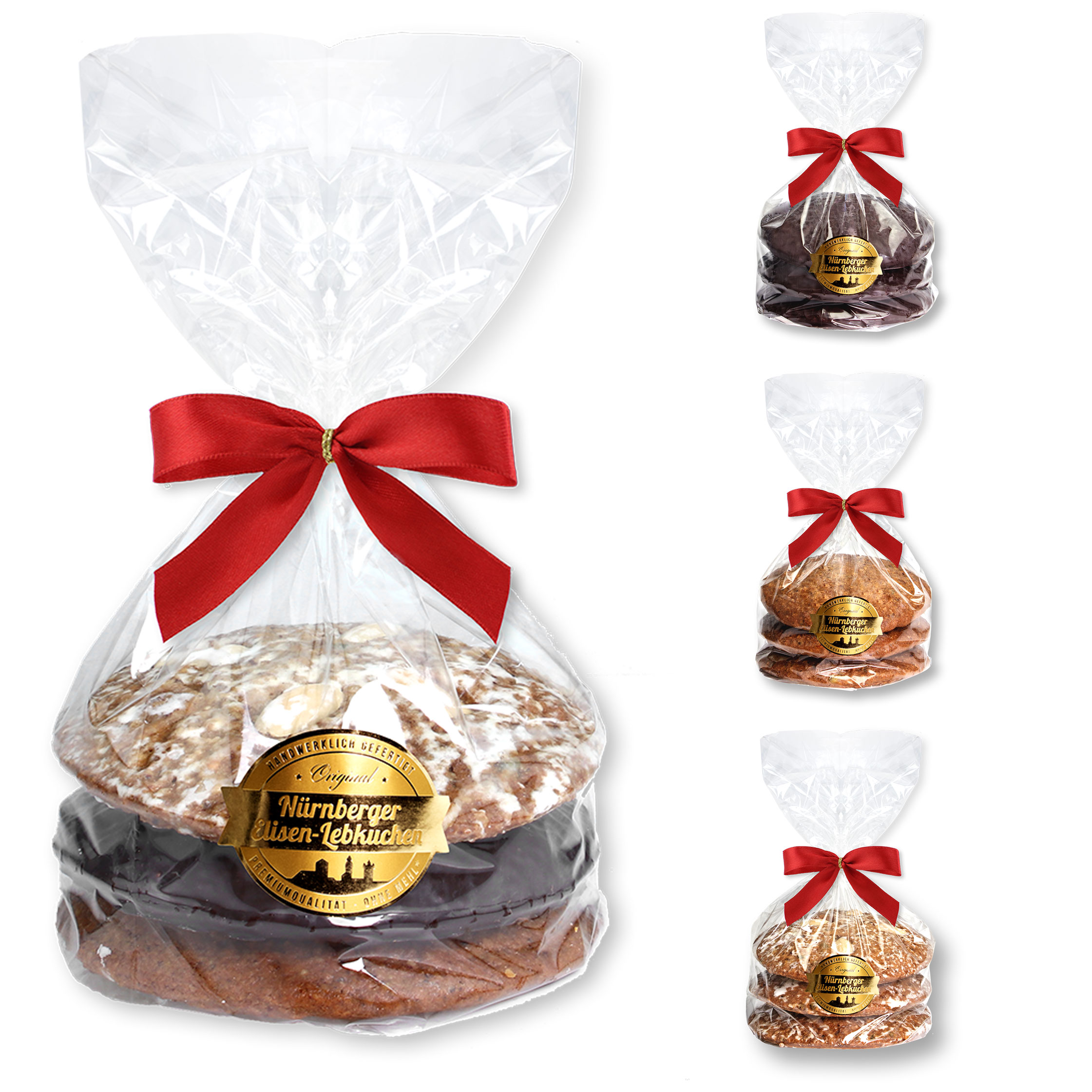 Nürnberger Elisen Lebkuchen - Gemischt - 3 Stück - 240g günstig ...