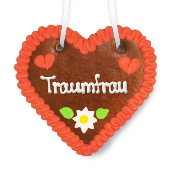 Lebkuchenherz 12cm - Traumfrau