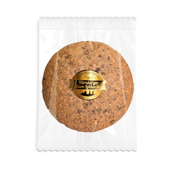 Nürnberger Elisen Lebkuchen - einzeln verpackt - Natur - 80g