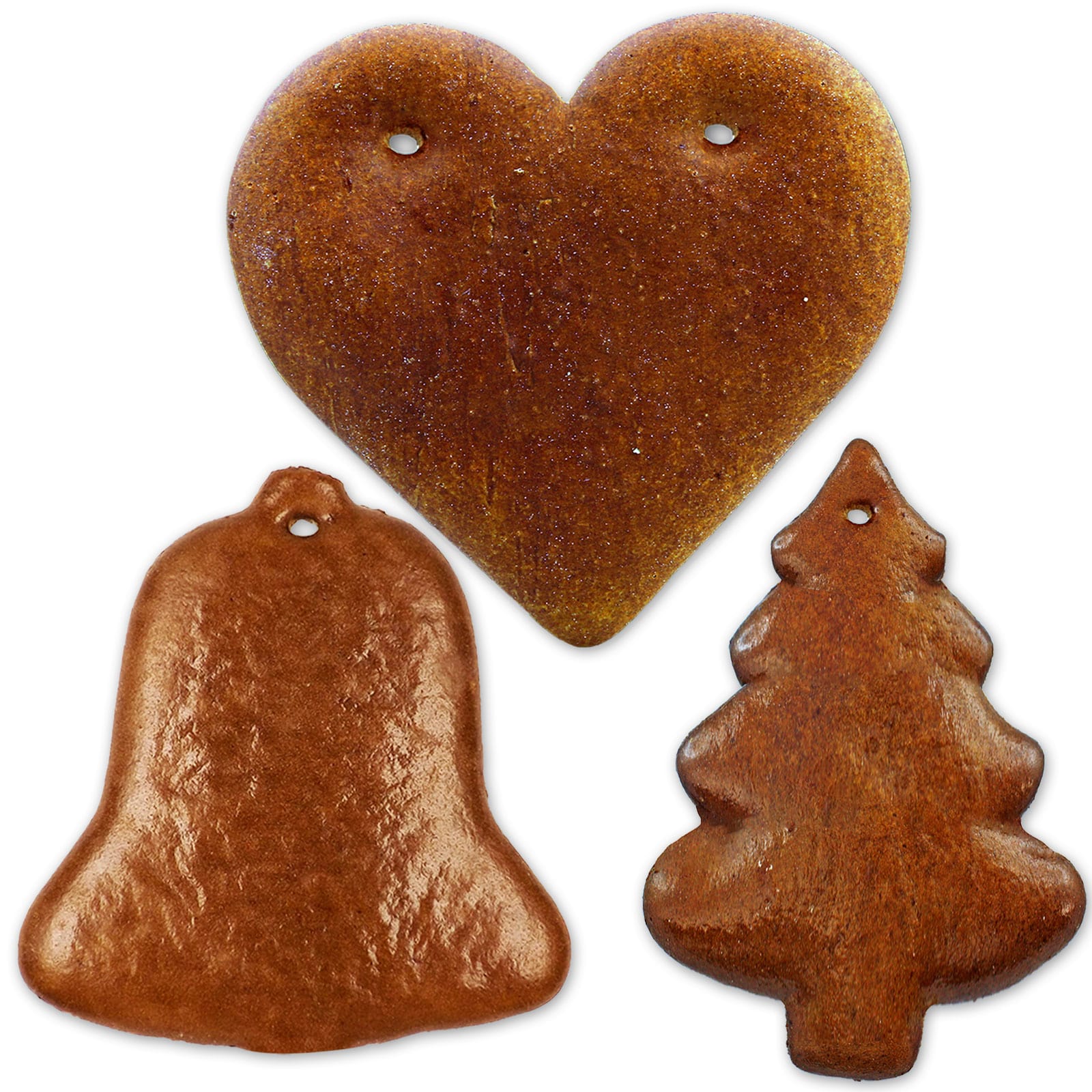Lebkuchen Rohling Set Herz Tanne Glocke 15x á 12cm bestellen