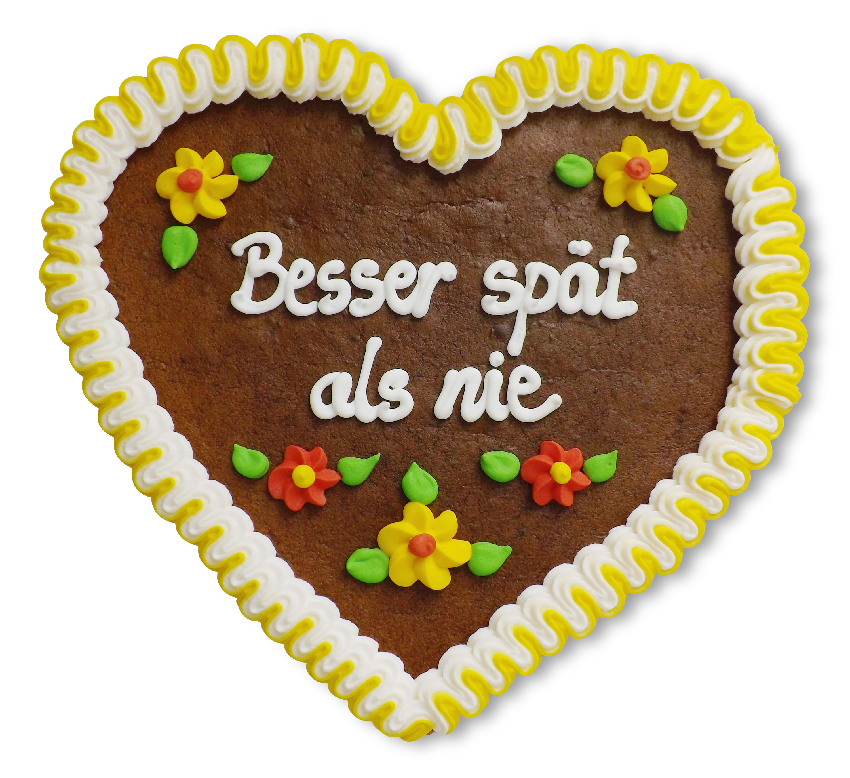 Lebkuchenherz, 23cm Besser spät als nie günstig bestellen