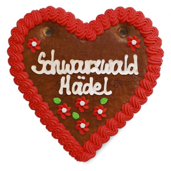 Lebkuchenherz 14cm - Schwarzwald Mädel