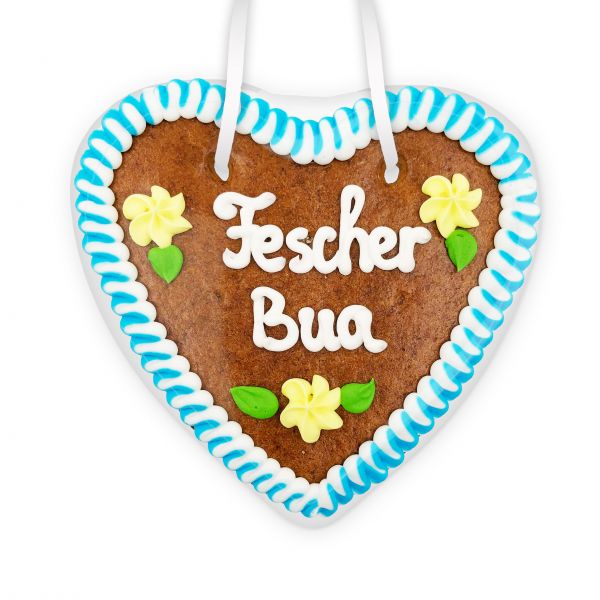 Lebkuchenherz 14cm - Fescher Bua