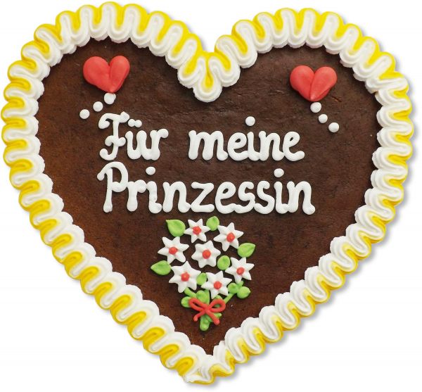 Lebkuchenherz 23cm - Für meine Prinzessin